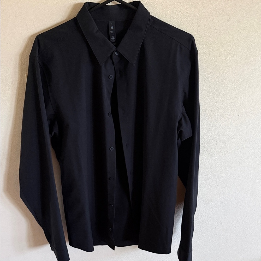 lululemon athletica Classic Black Dress Shirt